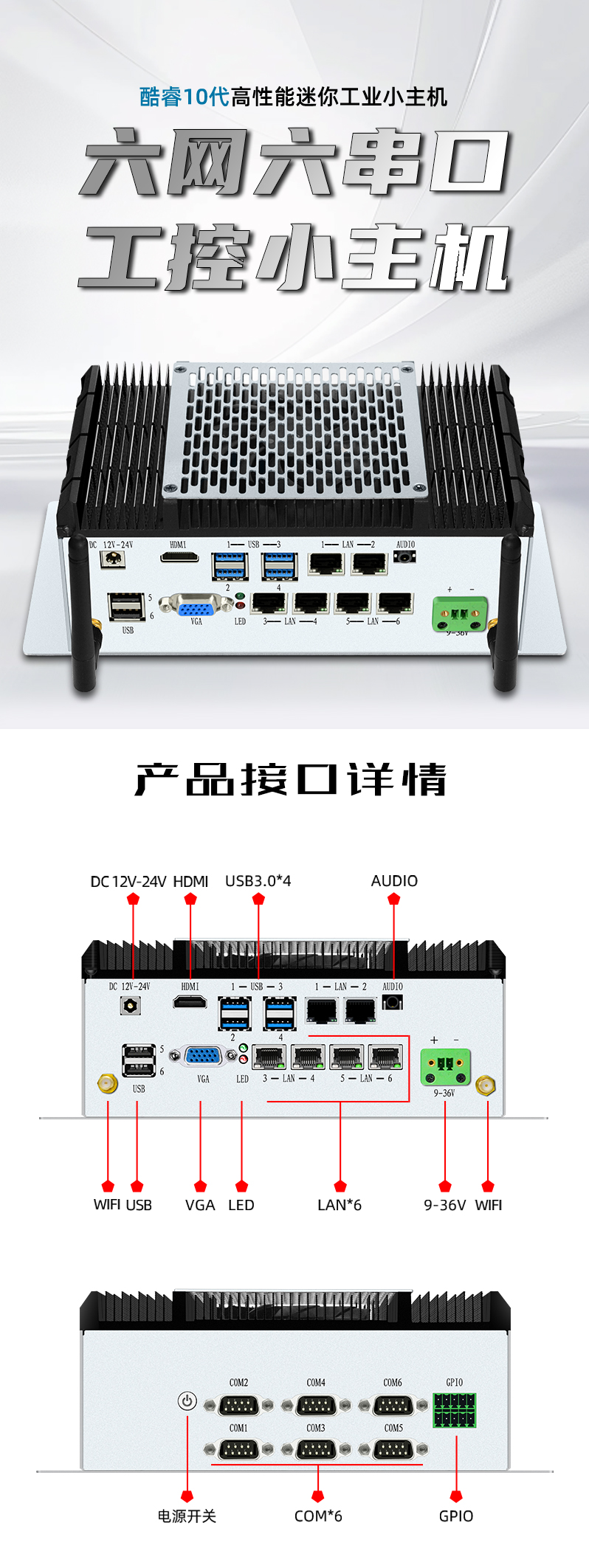 ‌多网口多串口主机的工业应用与性能优势解析