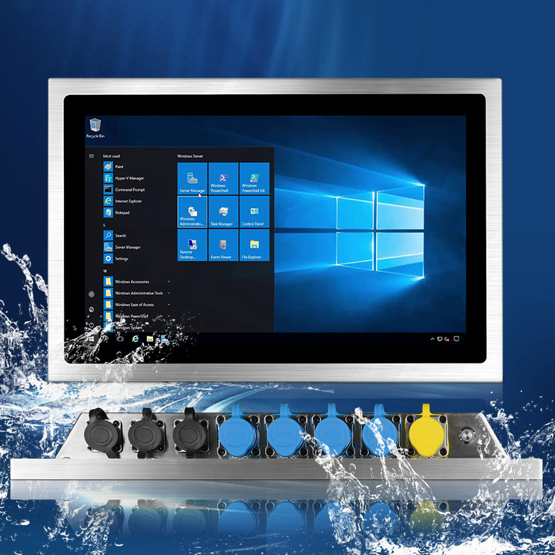 新一代全封闭不锈钢防水工控一体机 全线上市